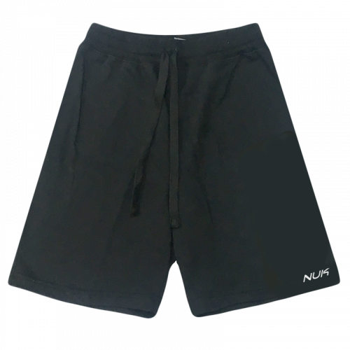 【團購商品，10件起做】NUK休閒有型棉短褲_黑/灰(可混色)