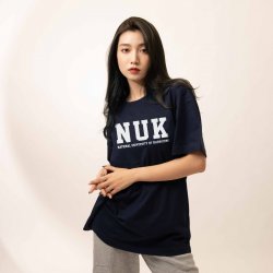 NUK經典款純棉短T_深藍
