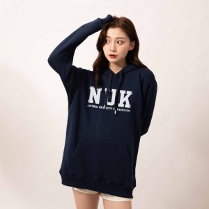【第二件以上五折】NUK經典款刷毛帽T_深藍
