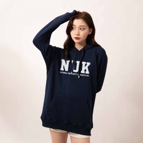 【第二件以上五折】NUK經典款刷毛帽T_深藍