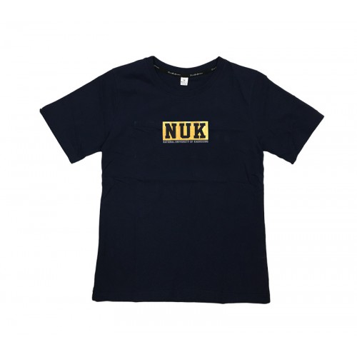 NUK橙間日安BOX純棉短T_黑 NUK橙間日安BOX純棉短T_黑