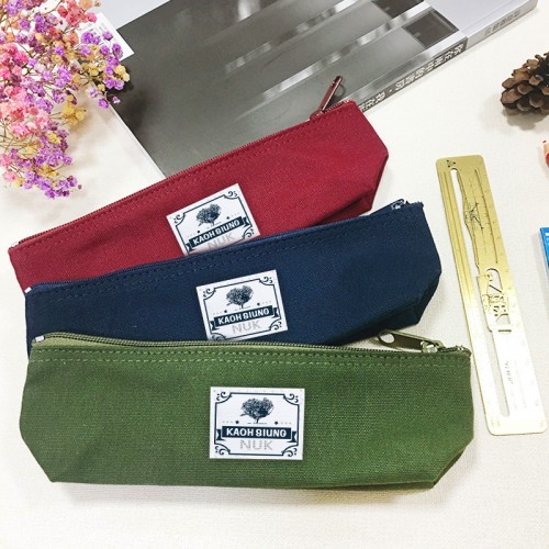 【團購商品,10個起做】NUK船型帆布筆袋_酒紅(完售)/丈青/墨綠(可混色) 【團購商品,10個起做】NUK船型帆布筆袋_酒紅(完售)/丈青/墨綠(可混色)