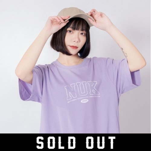 【書局獨賣款】NUK經典款慕夏純棉短T_極光紫