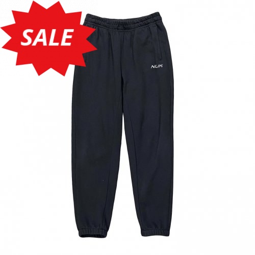 【絕版出清，售完不補】NUK休閒系縮口運動長褲_一般黑